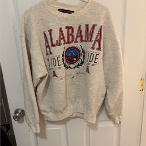 Rare vintage Alabama Crimson Tide Beige Sweater